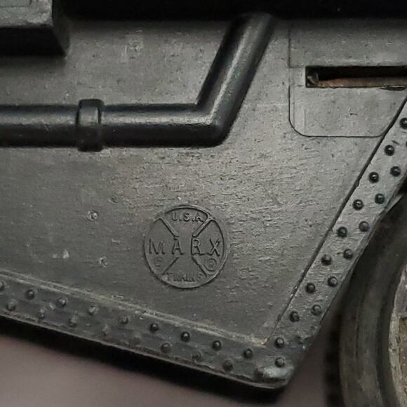 Vtg Marx O27 Plastic Shell 0-4-0 Steam Locomotive Engine 490 Untested - Picture 15 of 16